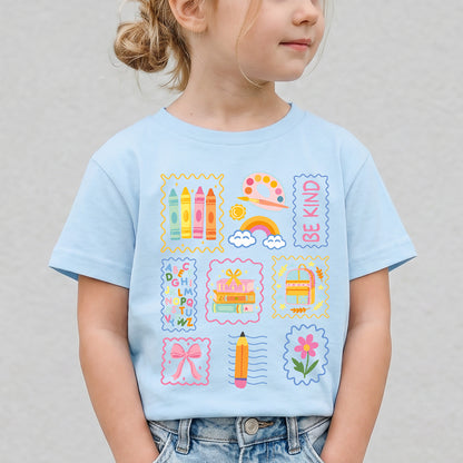 Personalized Be Kind School Supplies T-Shirt