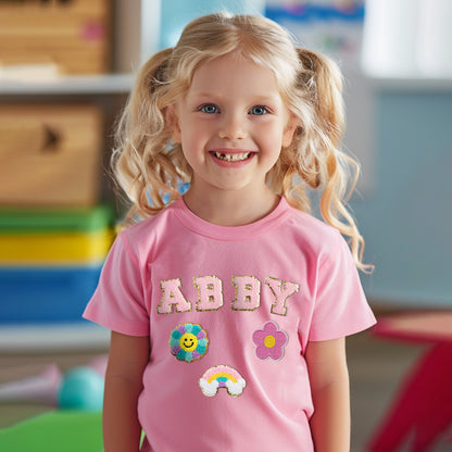 Personalized Patch T-shirt for Kids - Sokidsun