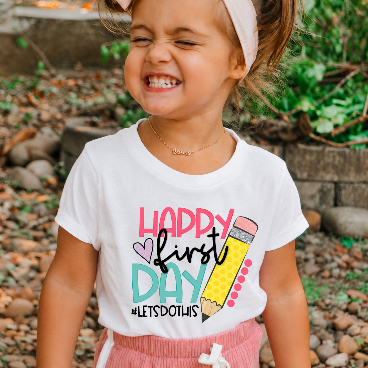 Happy First Day of School Cute Kids T-Shirt