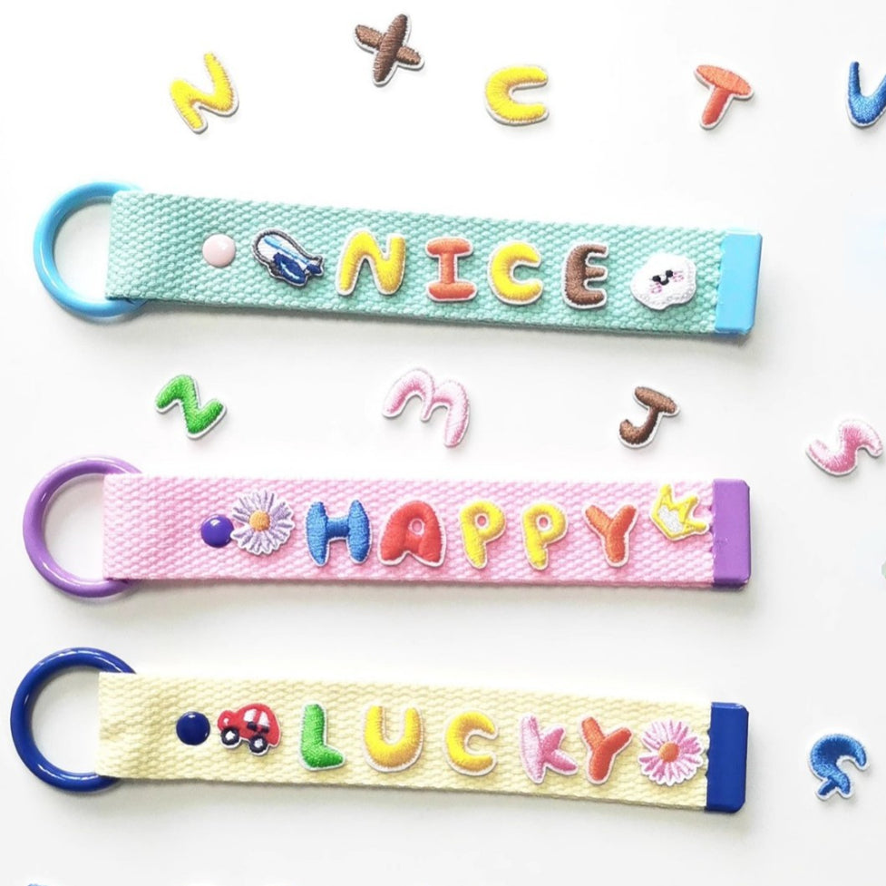 DIY Personalized Name Letter Keychain