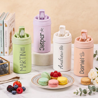 Personalized Kids Insulated Stainless Steel Water Bottle