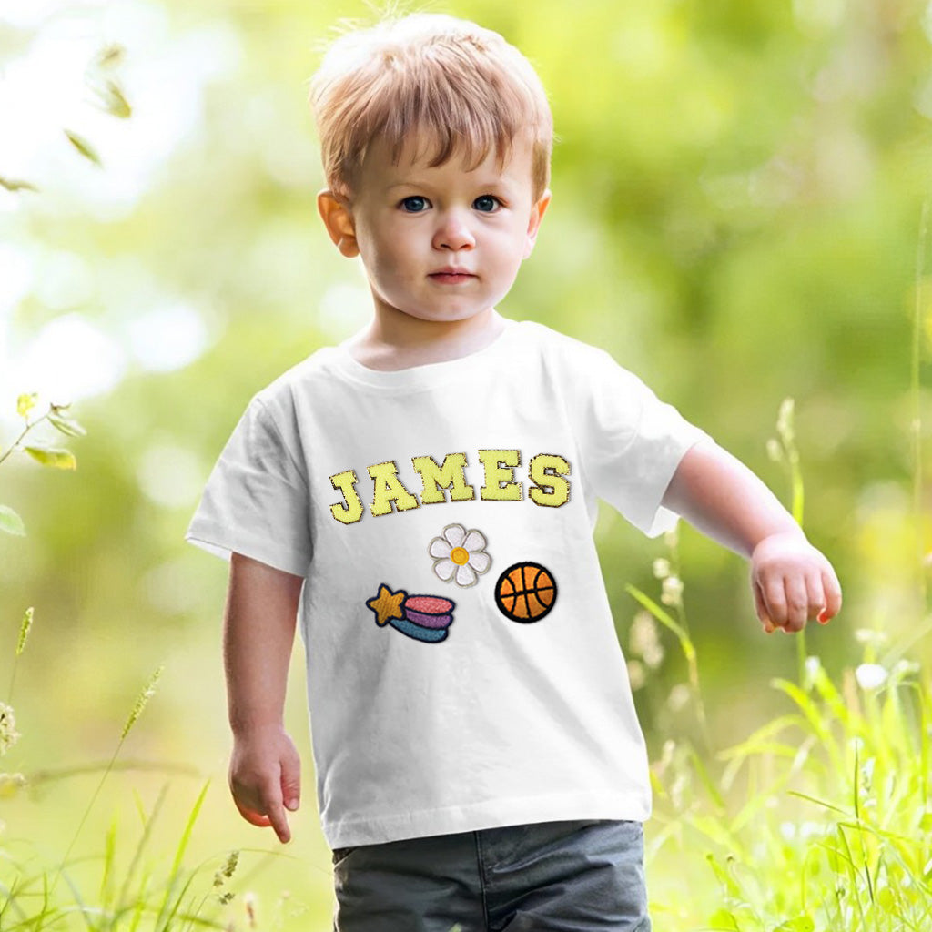 Personalized Patch T-shirt for Kids - Sokidsun