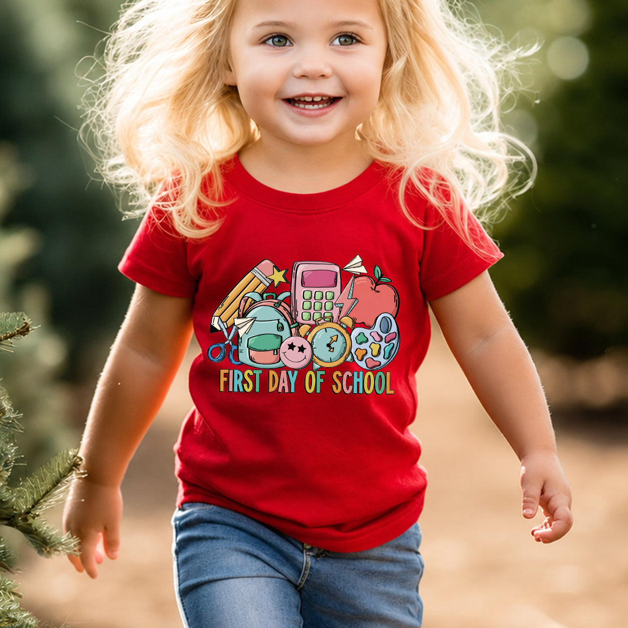 First Day of School Cute Back to School Kids T-Shirt