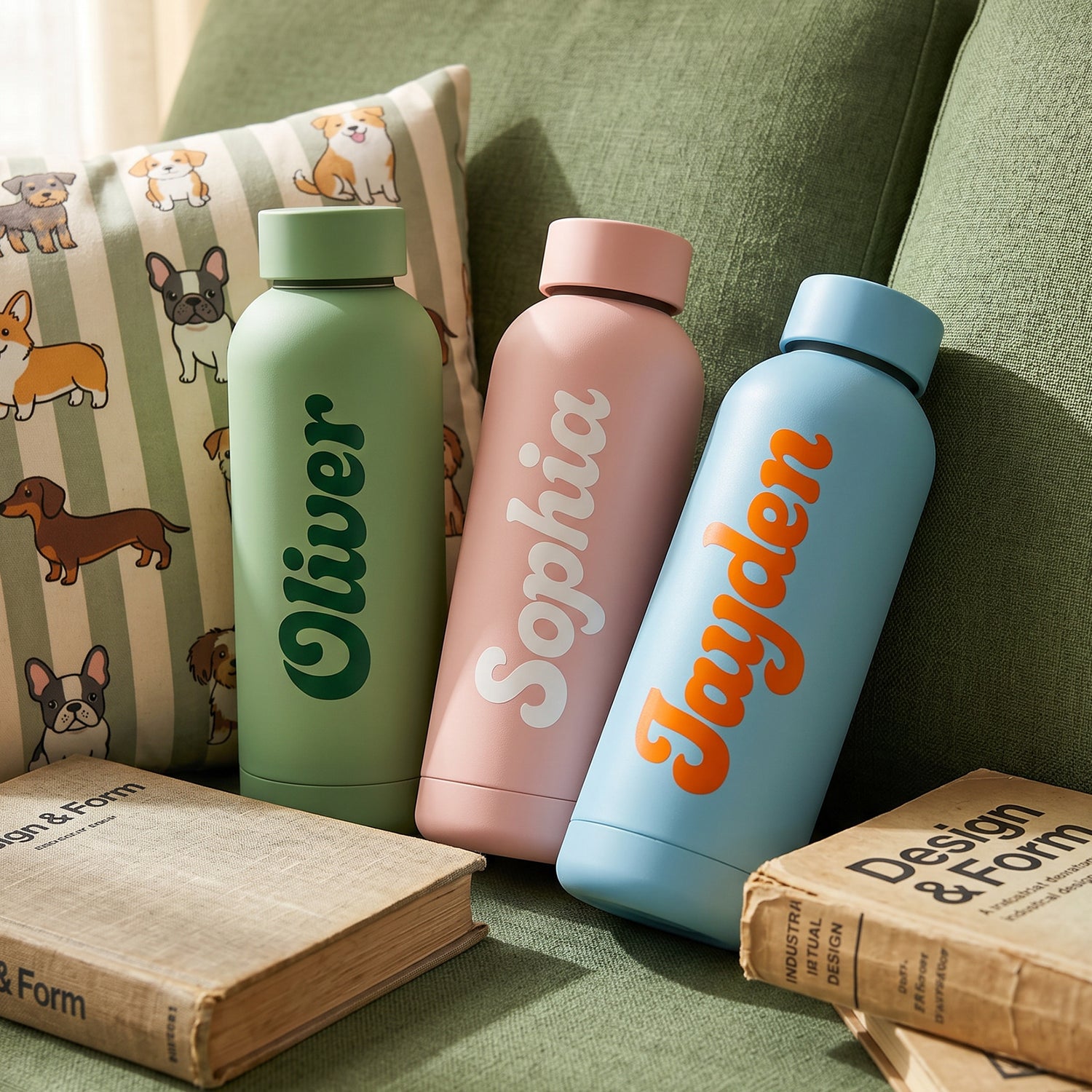 Personalized Kids Insulated Water Bottle with Name