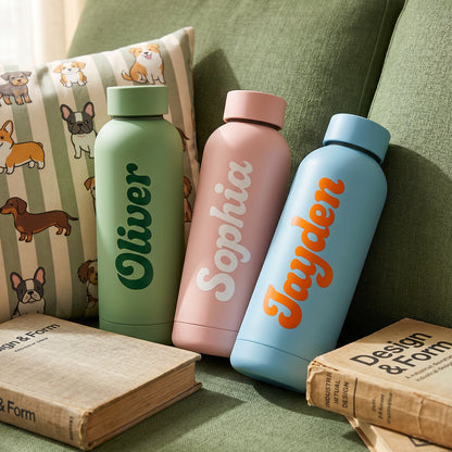 Personalized Kids Insulated Water Bottle with Name