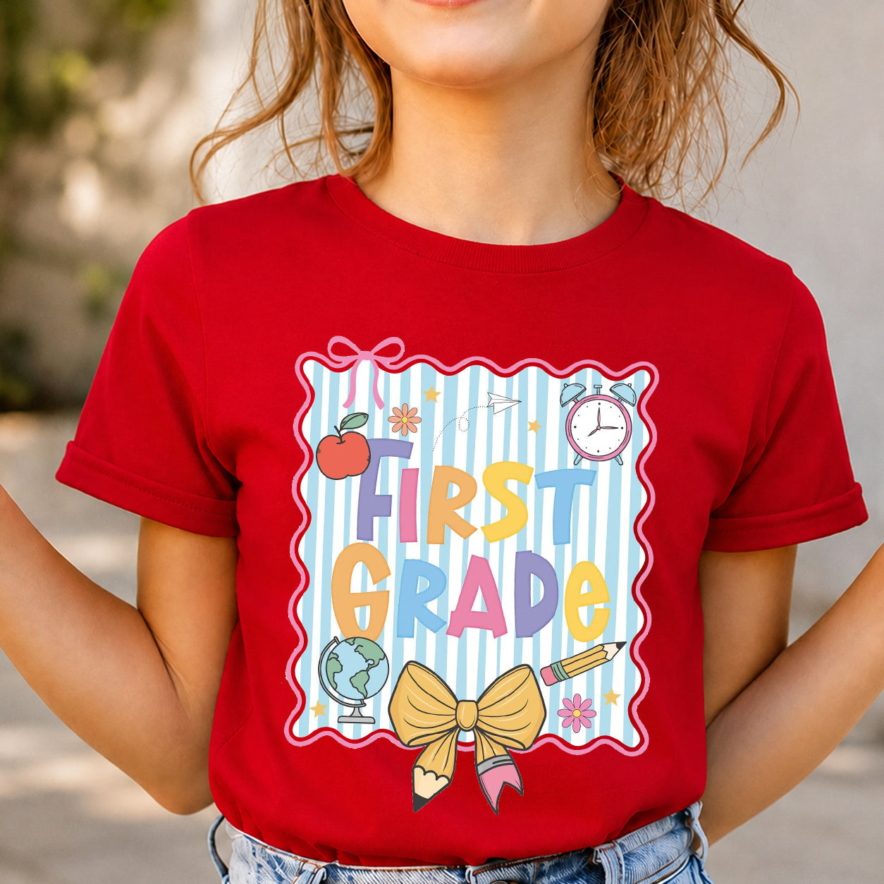 First Grade Back to School Cute Kids T-Shirt