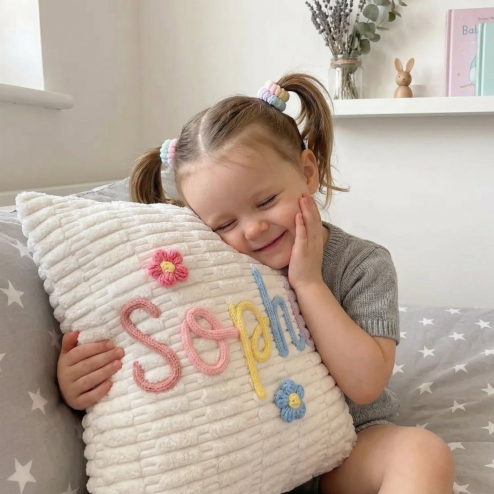 Personalized Kids Name Decorative Pillow