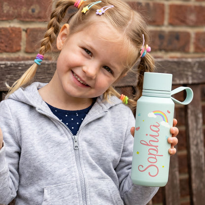 Personalized Kids School Water Bottle with Name
