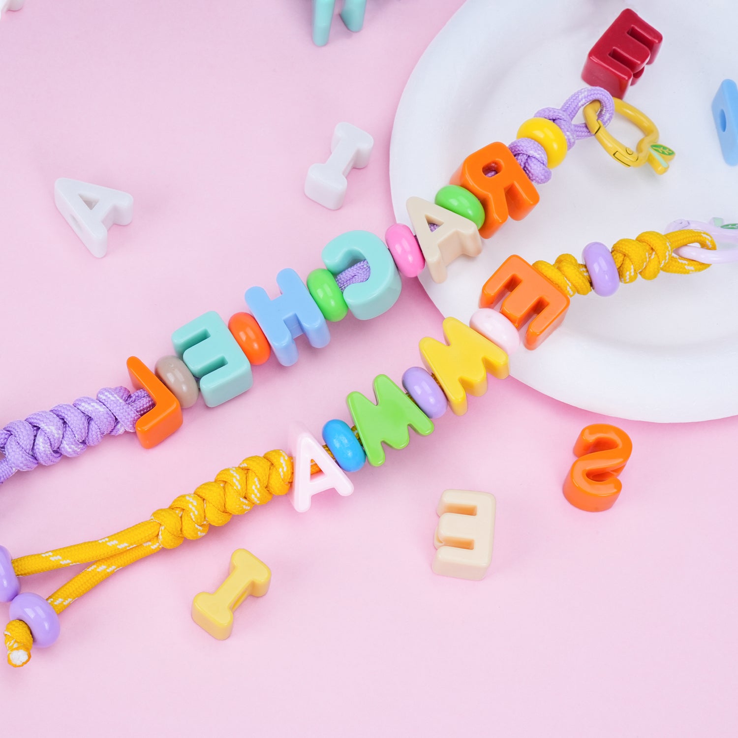 Personalized Kids Name Bead Keychain - Sokidsun