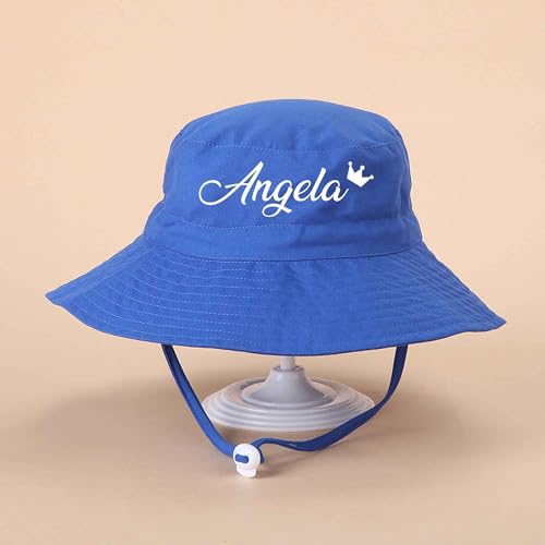 Personalized Kids Cotton Bucket Hat With Chin Strap - Sokidsun