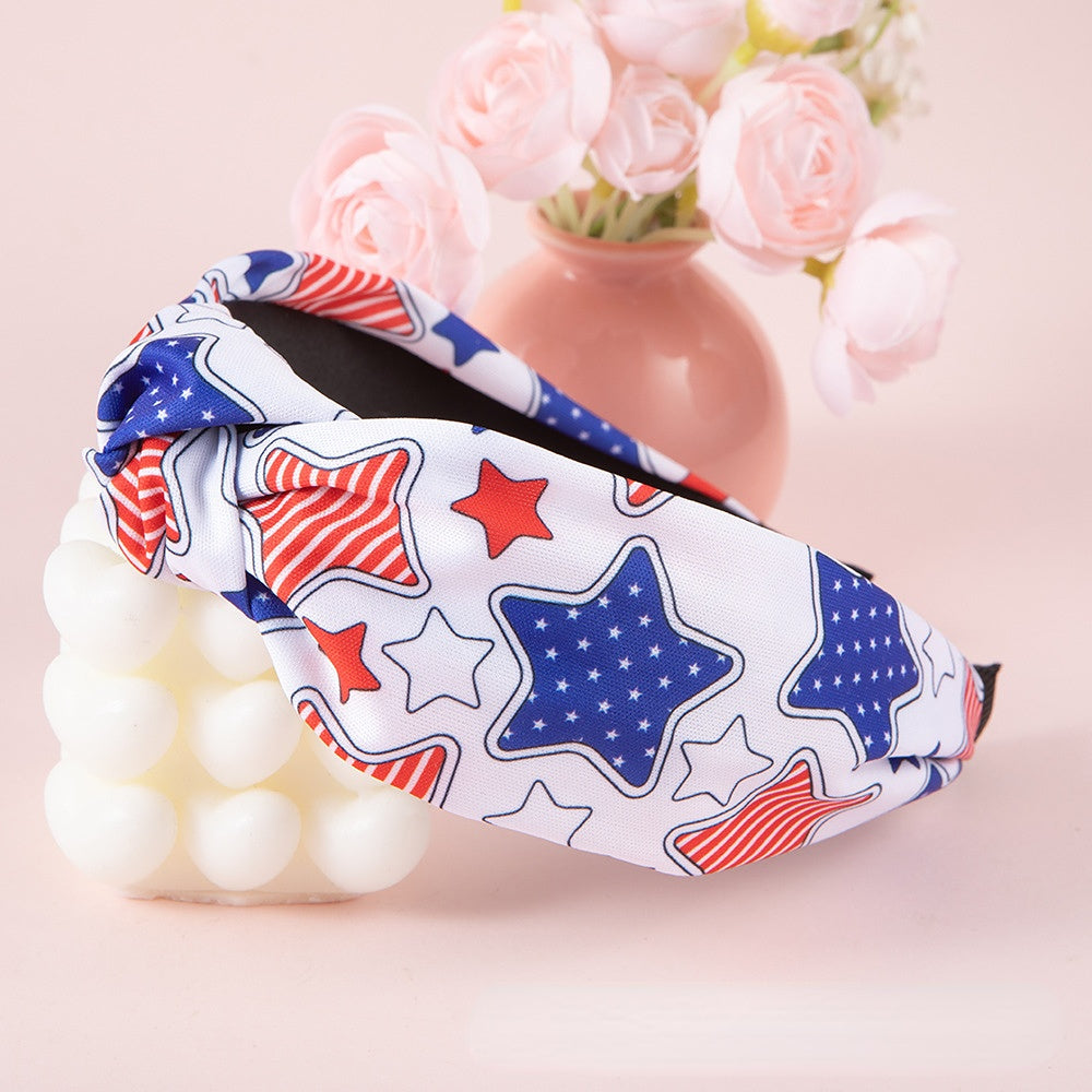 Patriotic USA Knot Headband