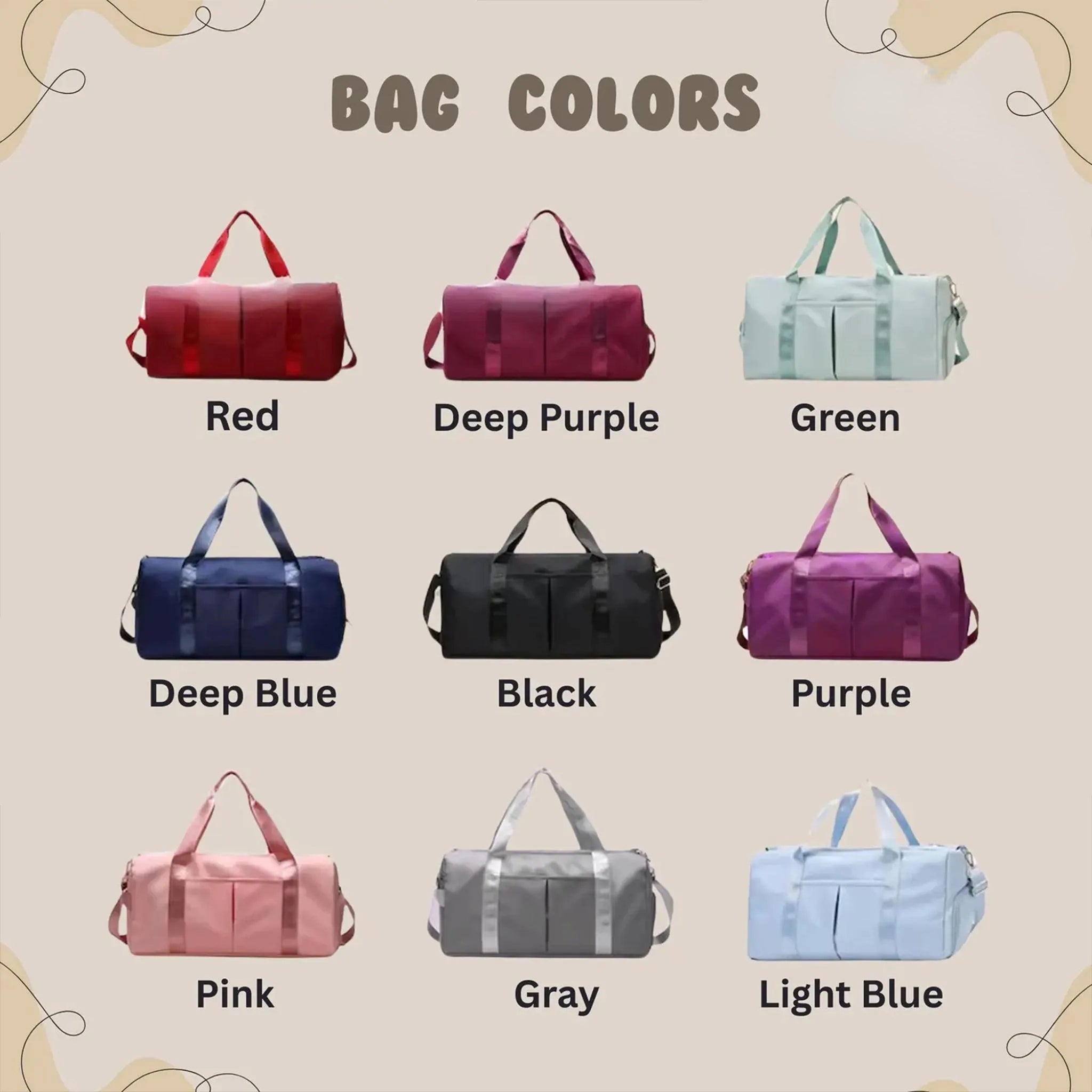 Personalized Kids Travel Duffle Bag
