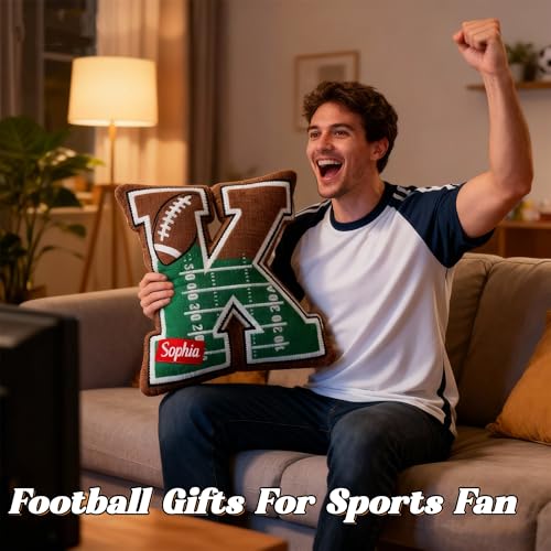 Personalized Kids Football Letter Pillow - Sokidsun