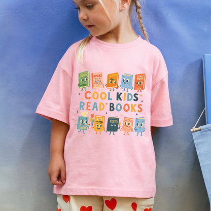 Personalized Cool Kids Read Books Graphic T-shirt