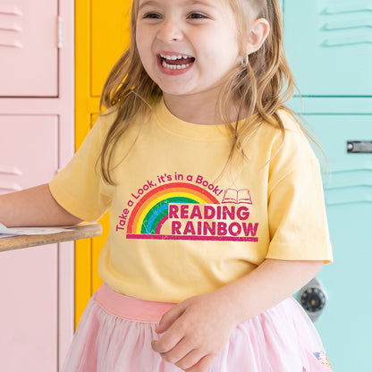 Personalized Reading Rainbow Book Lover Graphic T-shirt