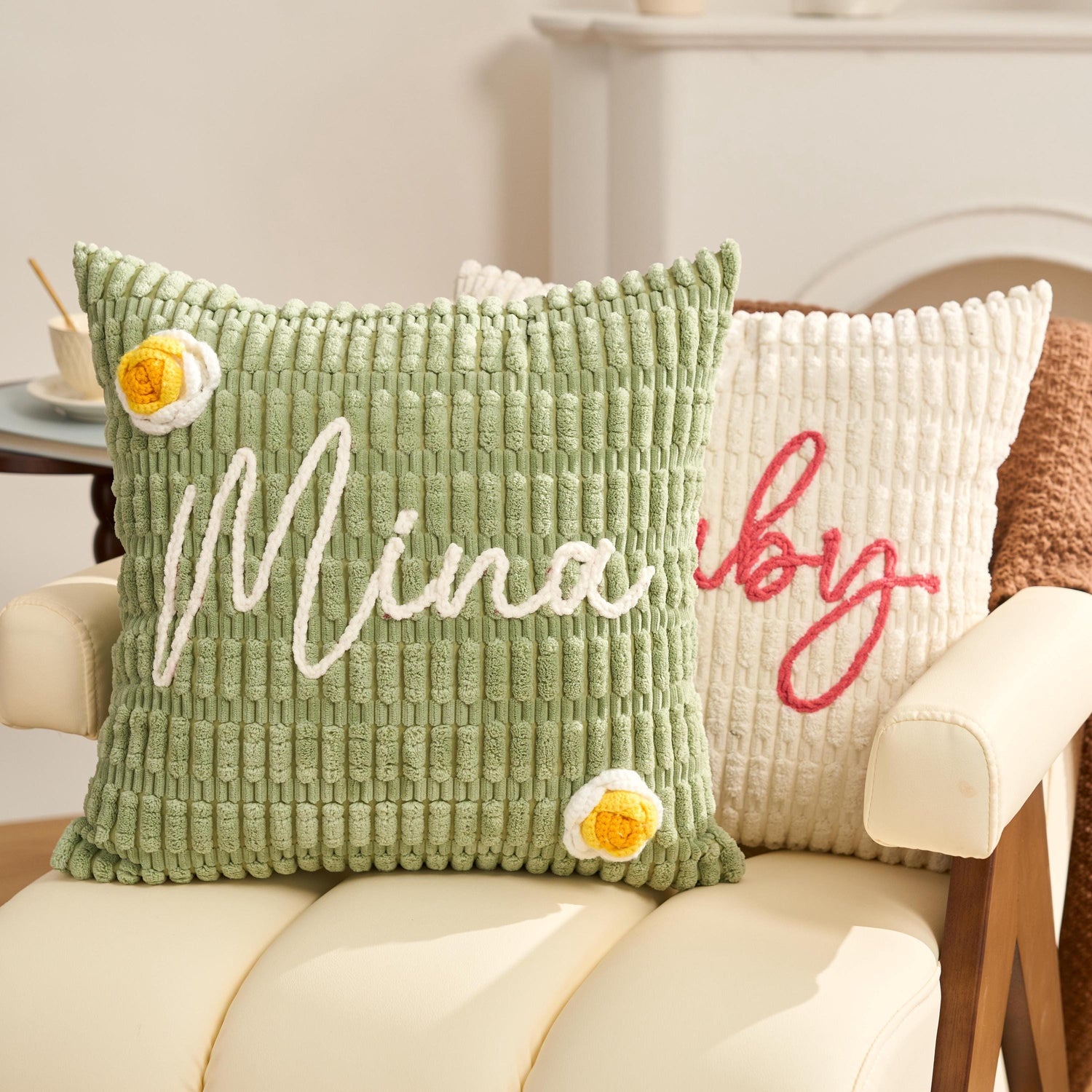Personalized Kids Name Decorative Pillow