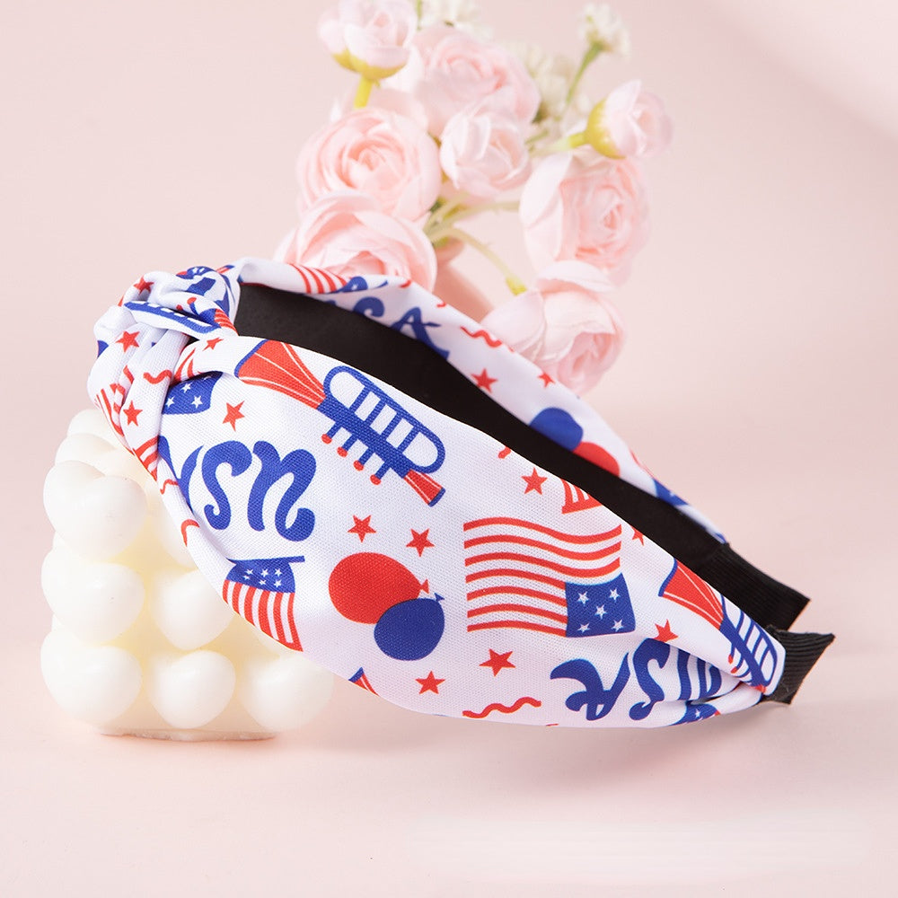 Patriotic USA Knot Headband