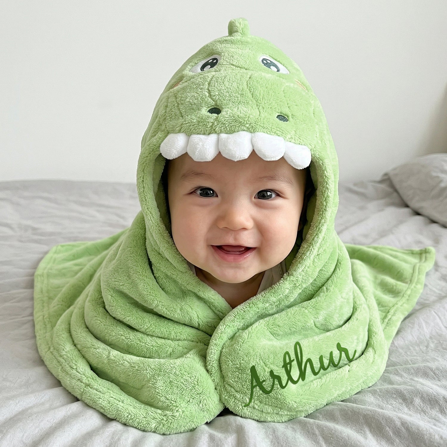 Personalized Baby Hooded Animal Bath Towel - Sokidsun