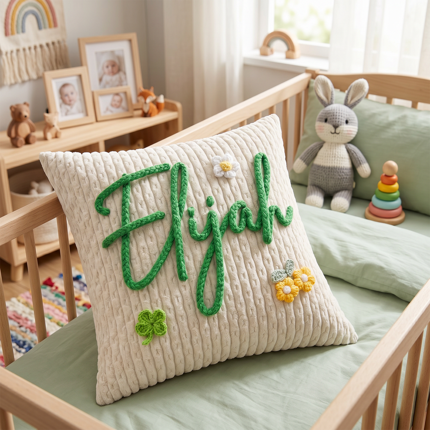 Personalized Kids Name Pillow Nursery Decor