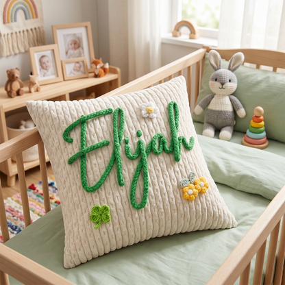 Personalized Kids Name Pillow Nursery Decor