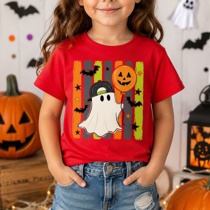Personalized Kids Spooky Season Halloween Graphic T-Shirt