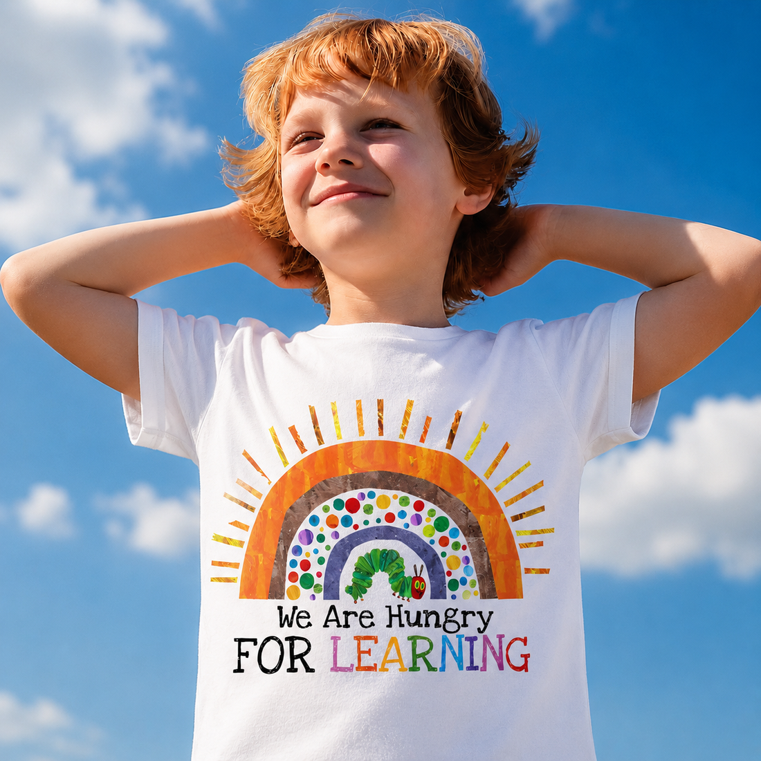 We Are Hungry for Learning Kids Back to School T-Shirt