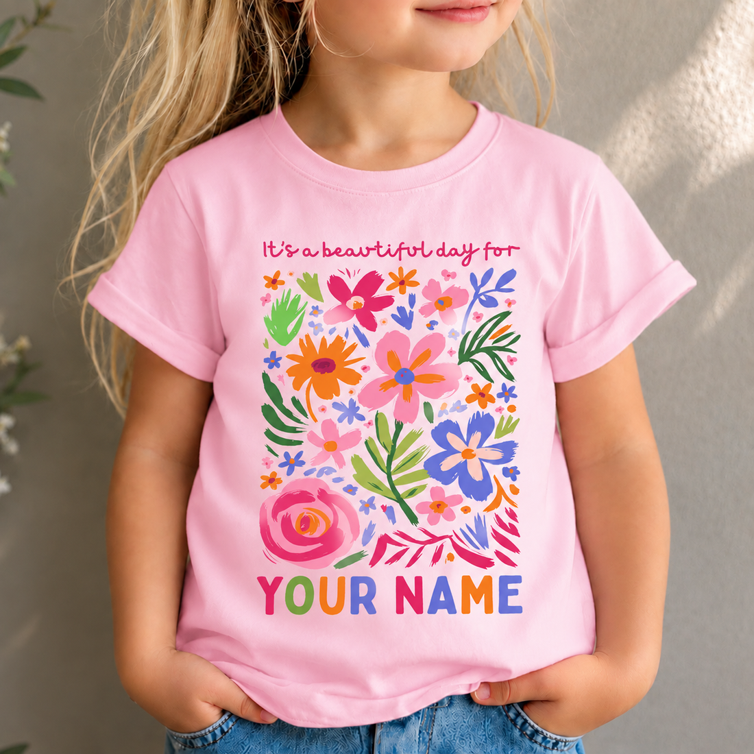 Personalized Kids It’s a beautiful day for T-Shirt
