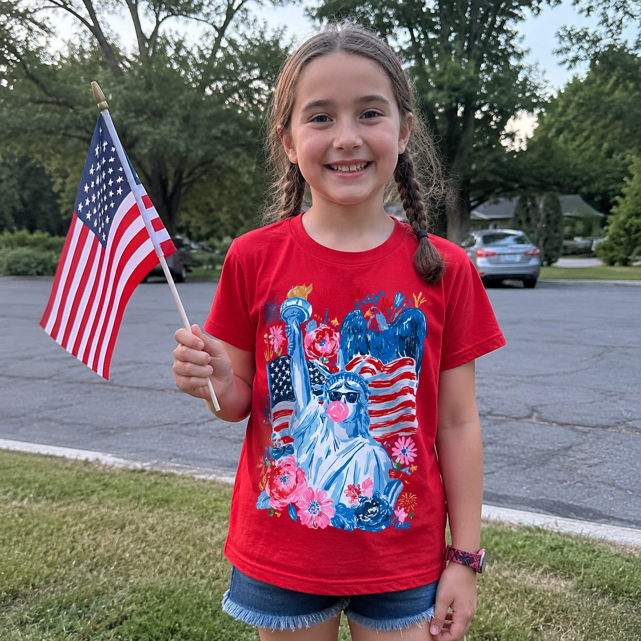 Patriotic Statue of Liberty T-Shirt