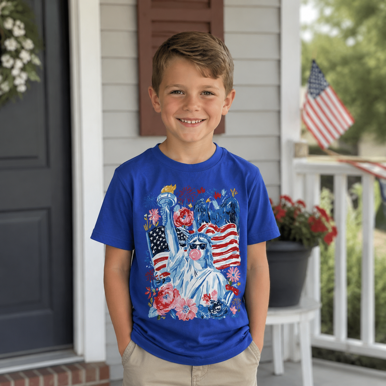 Patriotic Statue of Liberty T-Shirt