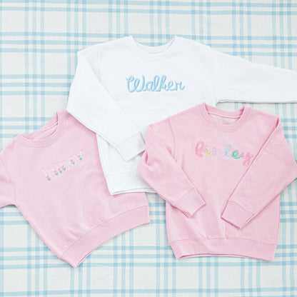 Personalized Toddler Name Crewneck Sweatshirt - Sokidsun