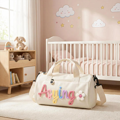 Personalized Kids Canvas Travel Duffle Bag - Sokidsun