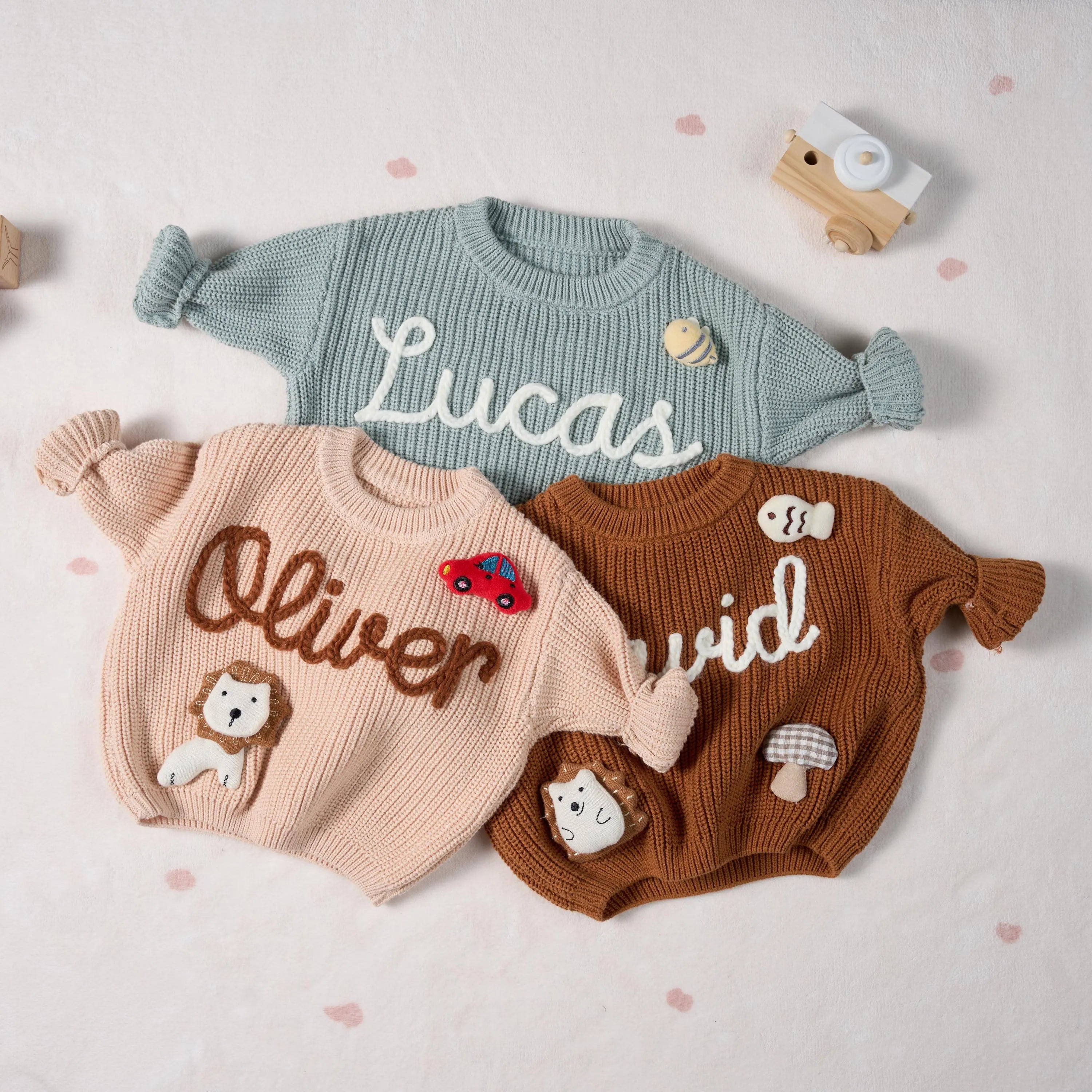 Personalized Baby Name Knit Sweater - Sokidsun