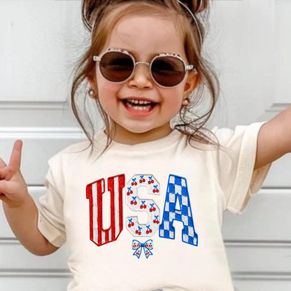 250th Patriotic Red White &amp; Blue Independence Day Kids T-Shirt