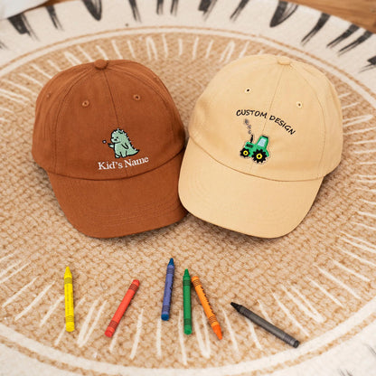 Personalized Kids Embroidered Baseball Cap - Sokidsun