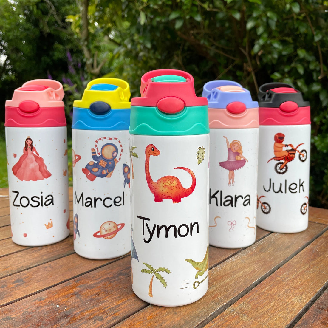 Personalized Kids Stainless Steel Cartoon Water Bottle - Sokidsun