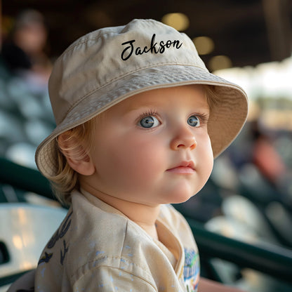 Personalized Kids Cotton Bucket Hat - Sokidsun