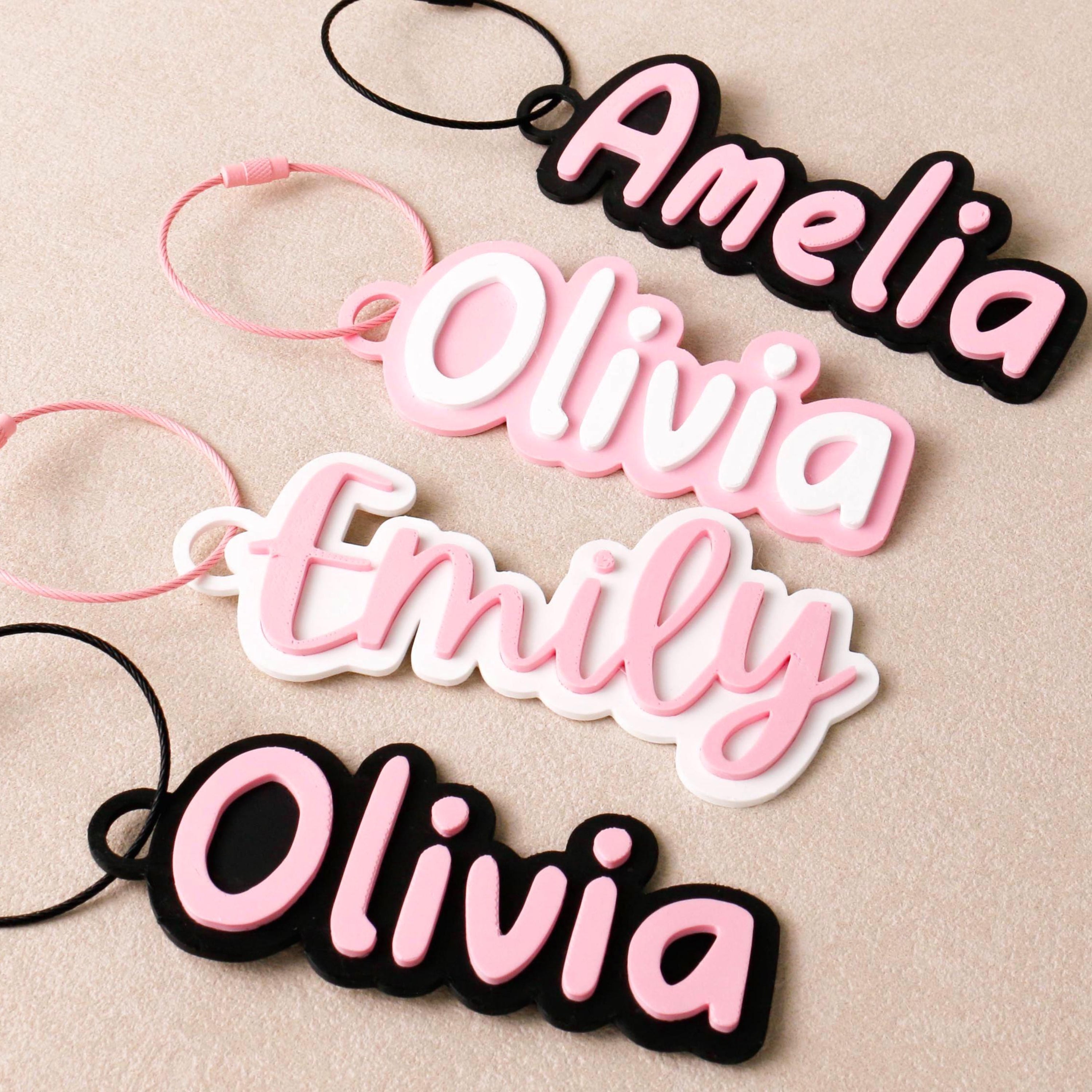 Personalized 3D Name Letter Tag - Sokidsun