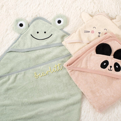 Personalized Baby Animal Hooded Bath Towel - Sokidsun
