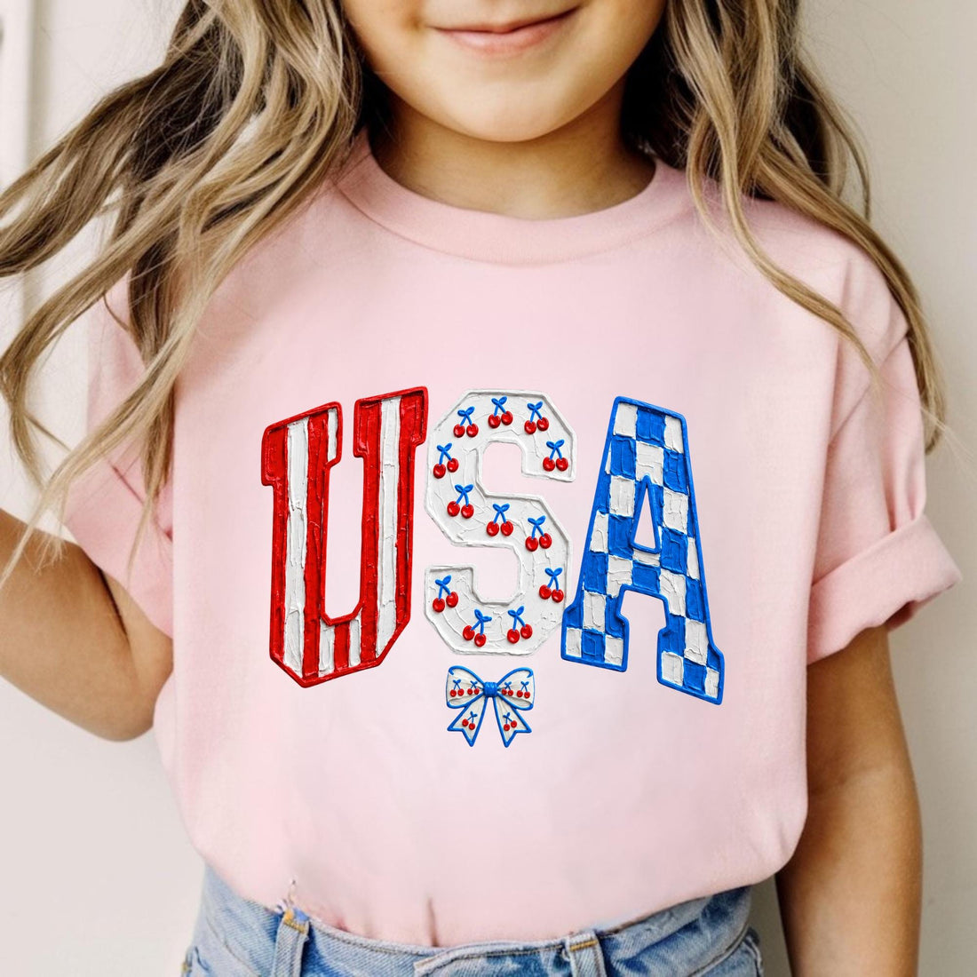 250th Patriotic Red White &amp; Blue Independence Day Kids T-Shirt