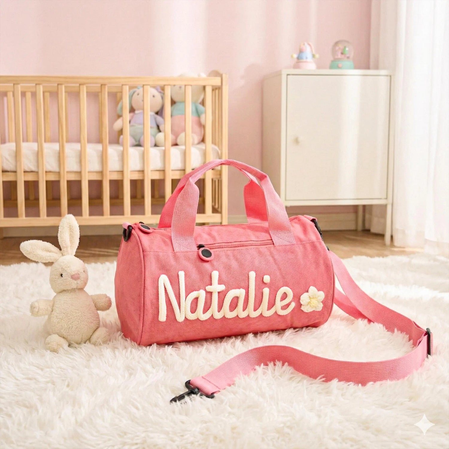 Personalized Kids Canvas Travel Duffle Bag - Sokidsun
