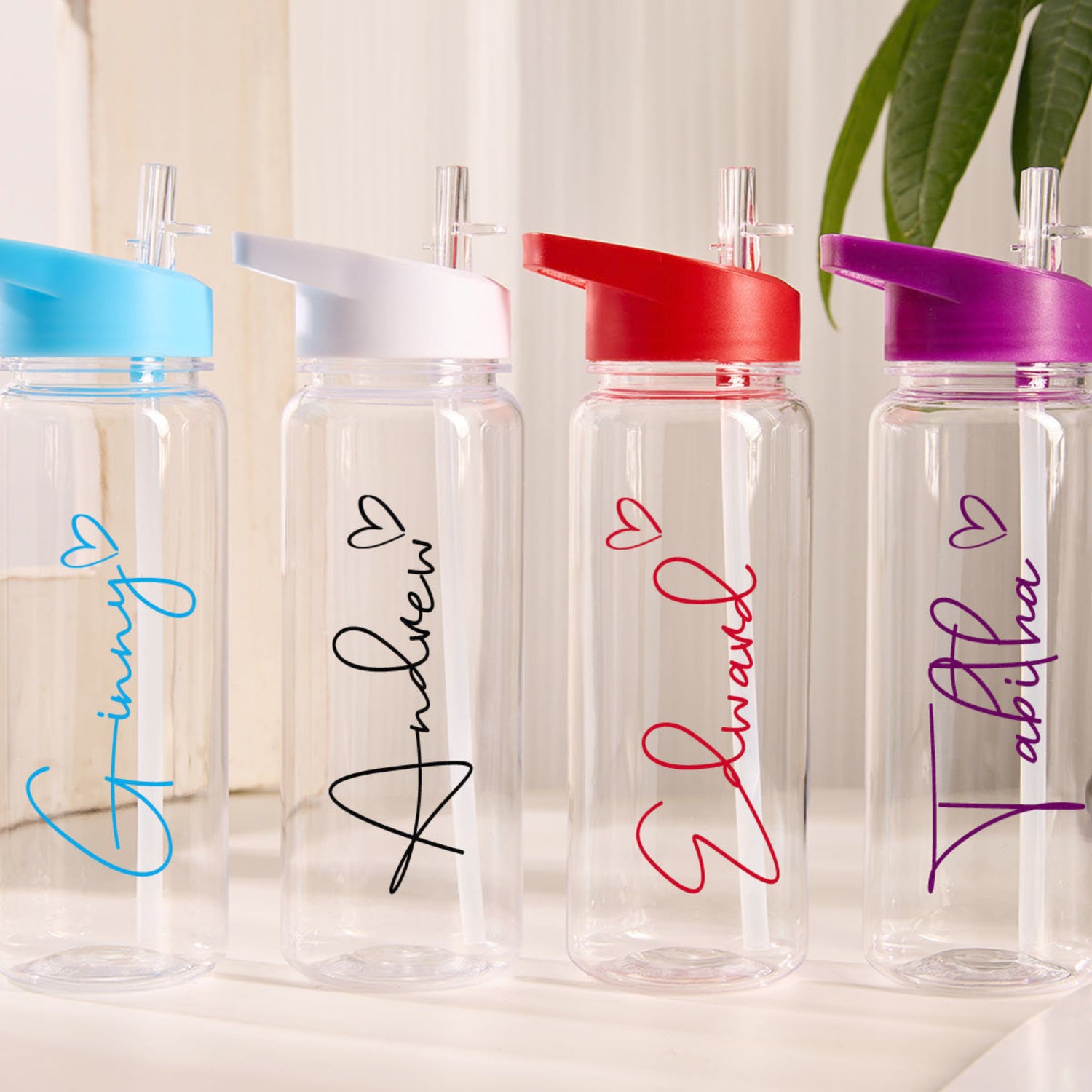 Personalized Kids Name Straw Water Bottle - Sokidsun