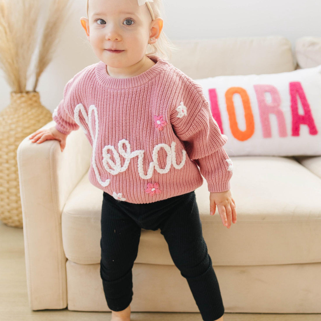 Personalized Baby Knit Sweater