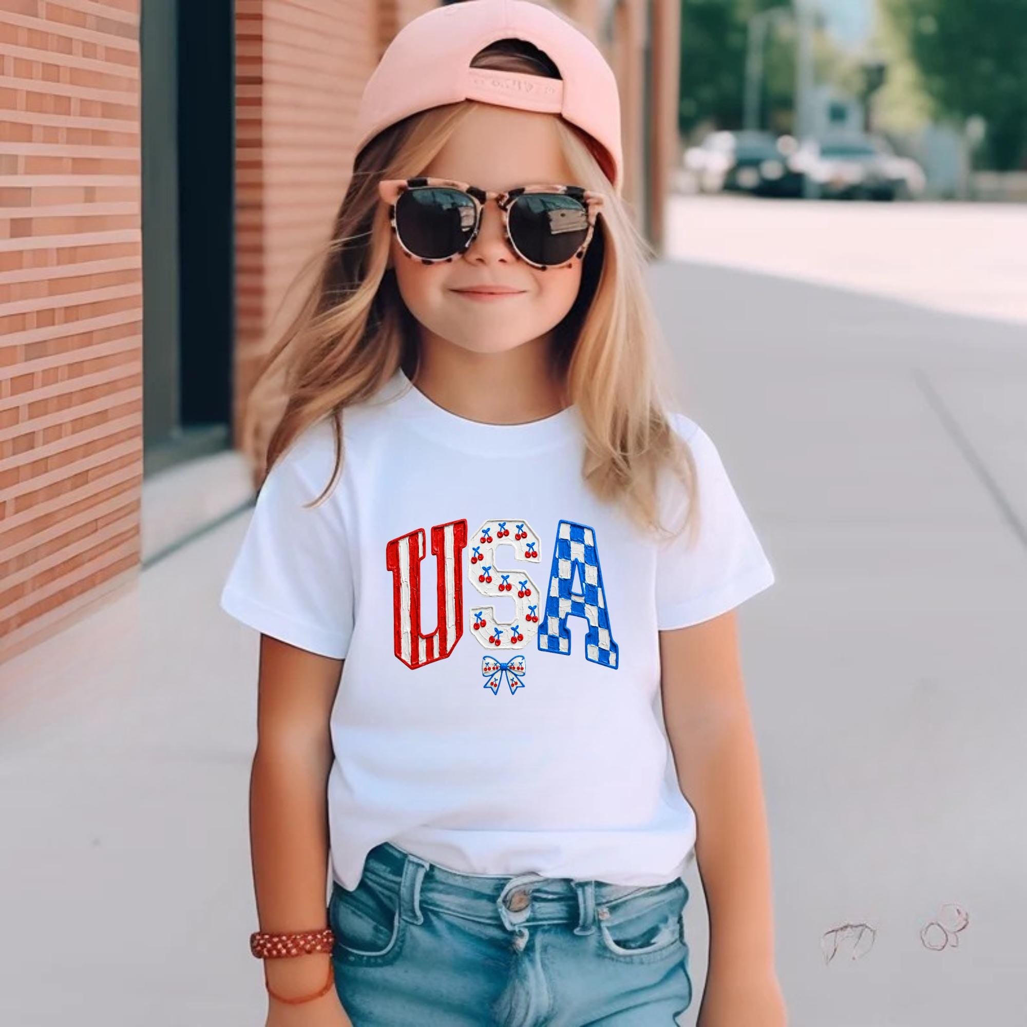250th Patriotic Red White &amp; Blue Independence Day Kids T-Shirt
