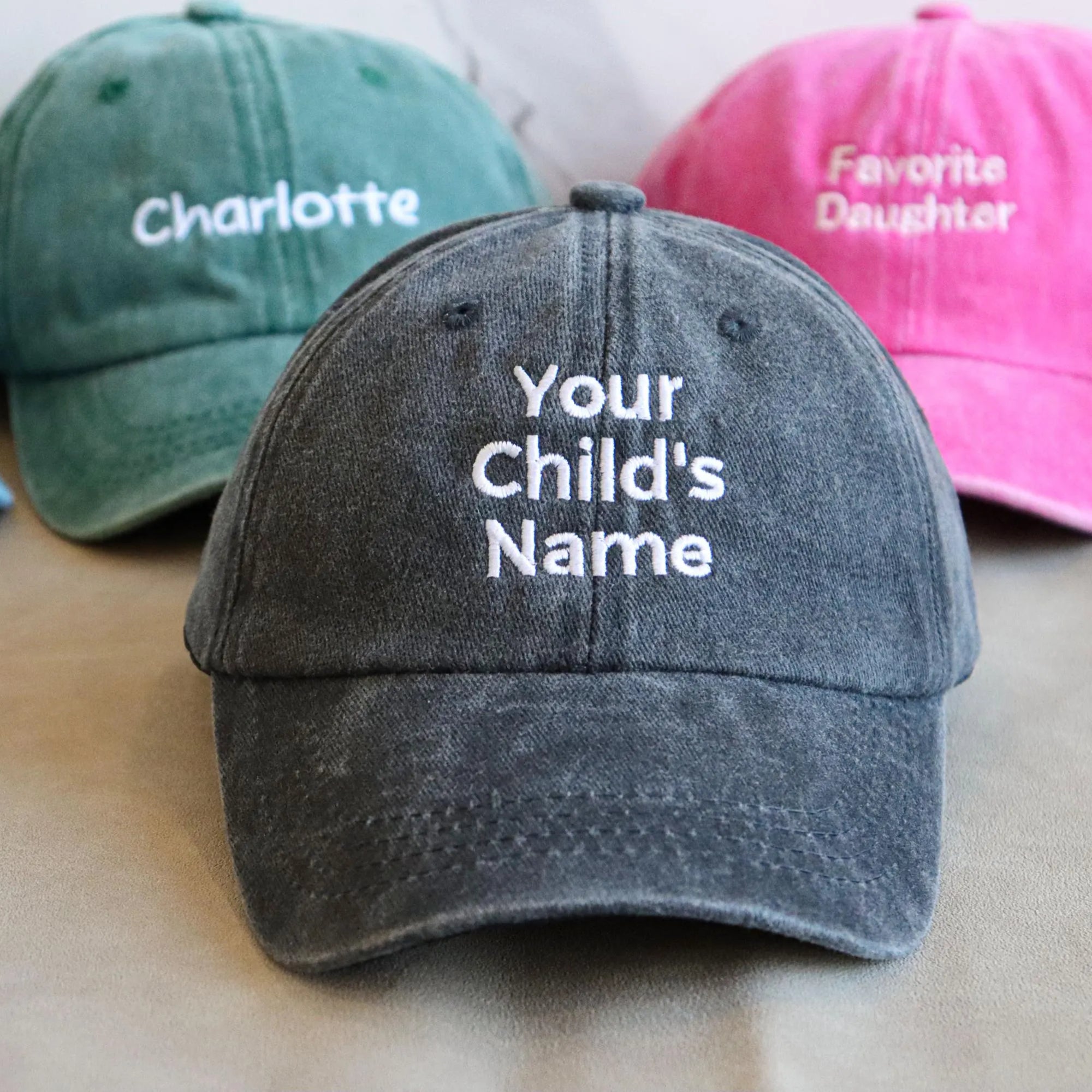 Personalized Retro Kids Baseball Cap - Sokidsun
