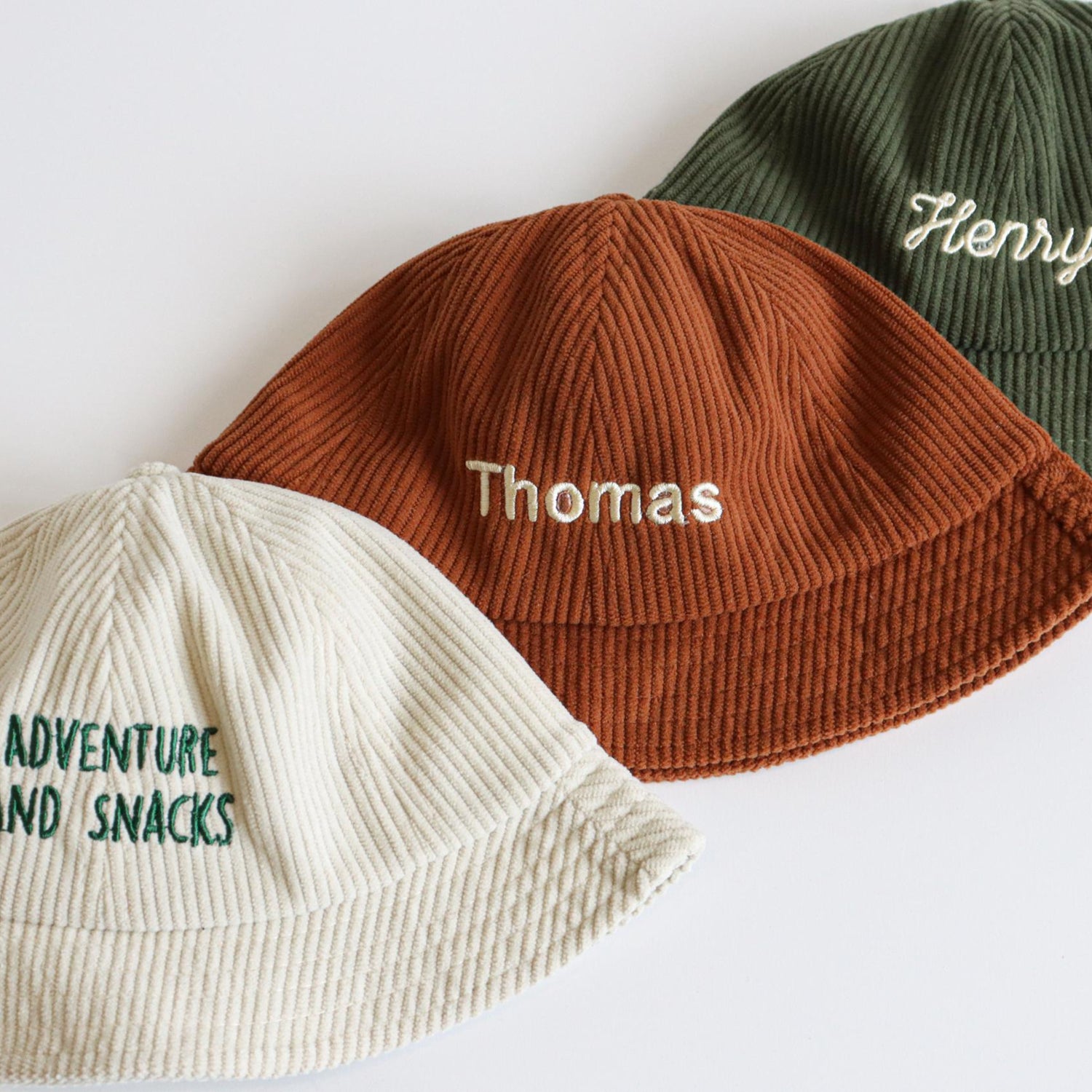 Personalized Kids Corduroy Bucket Hat - Sokidsun