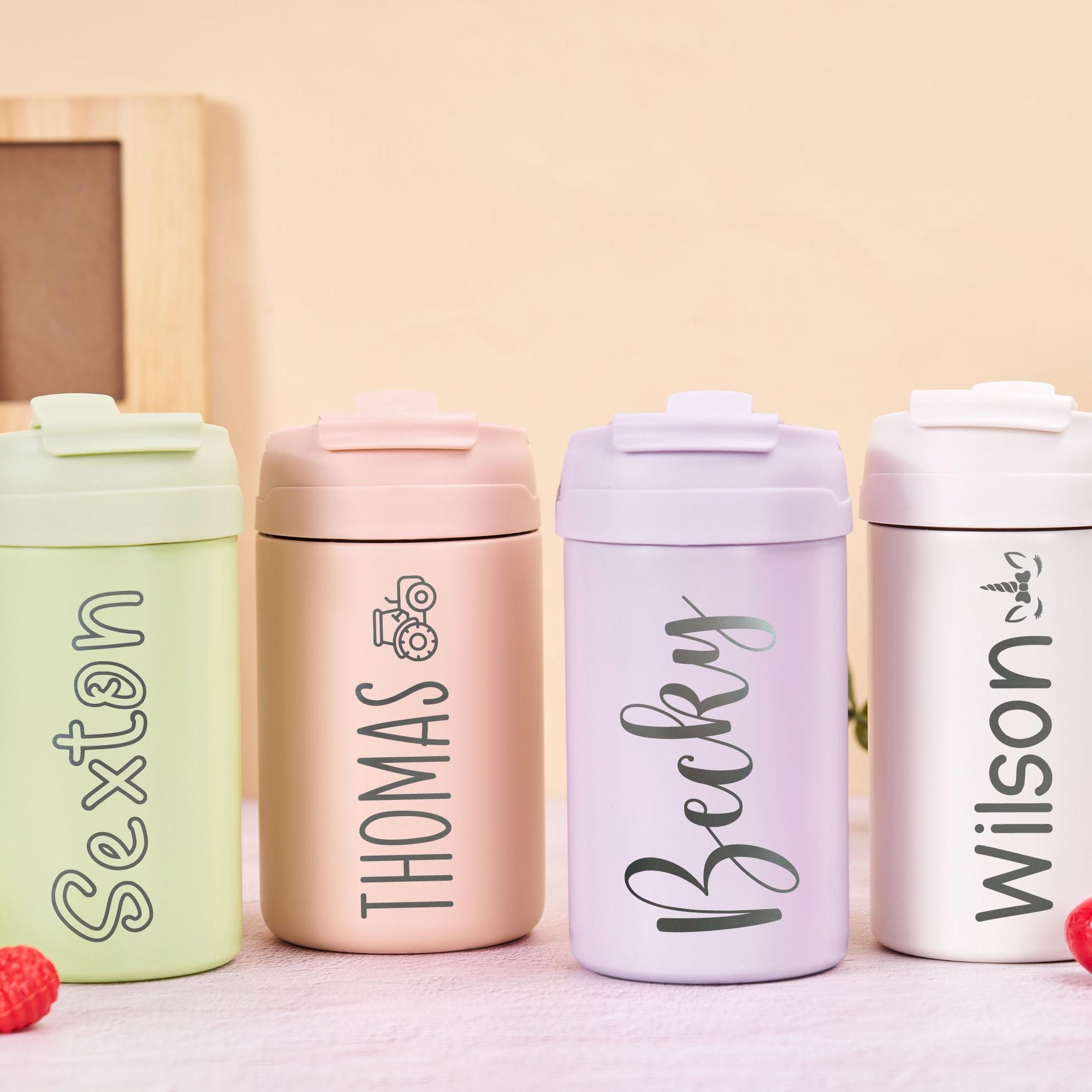 Personalized Kids Insulated Stainless Steel Water Bottle - Sokidsun