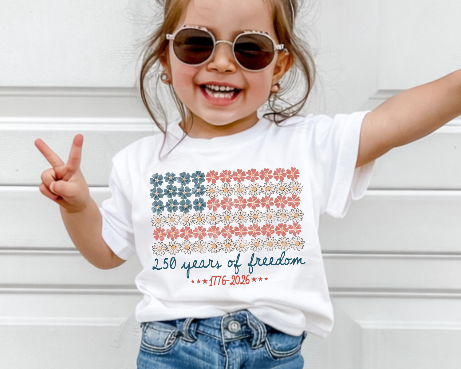 Cute America 250th Anniversary Kids T-Shirt