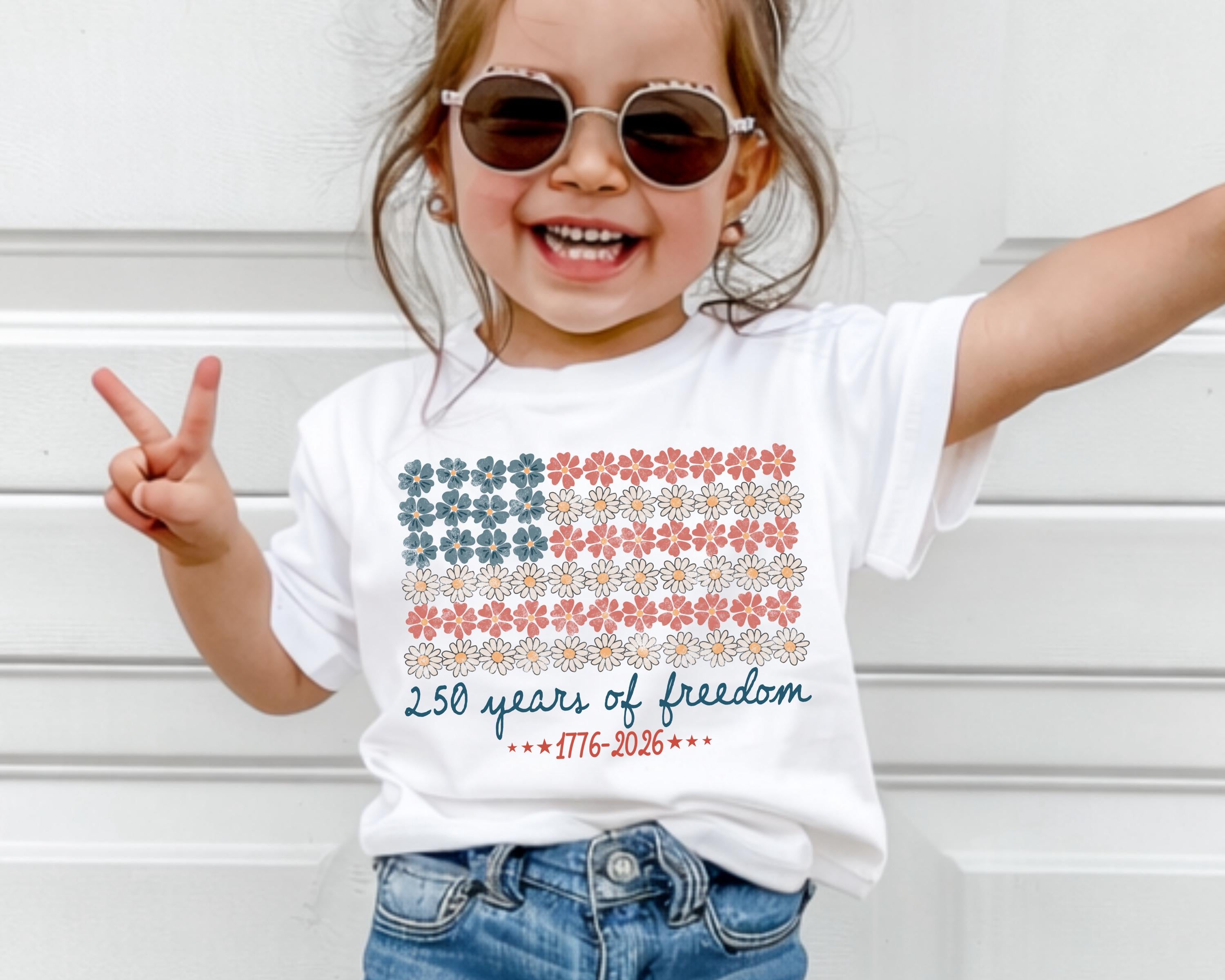 Cute America 250th Anniversary Kids T-Shirt
