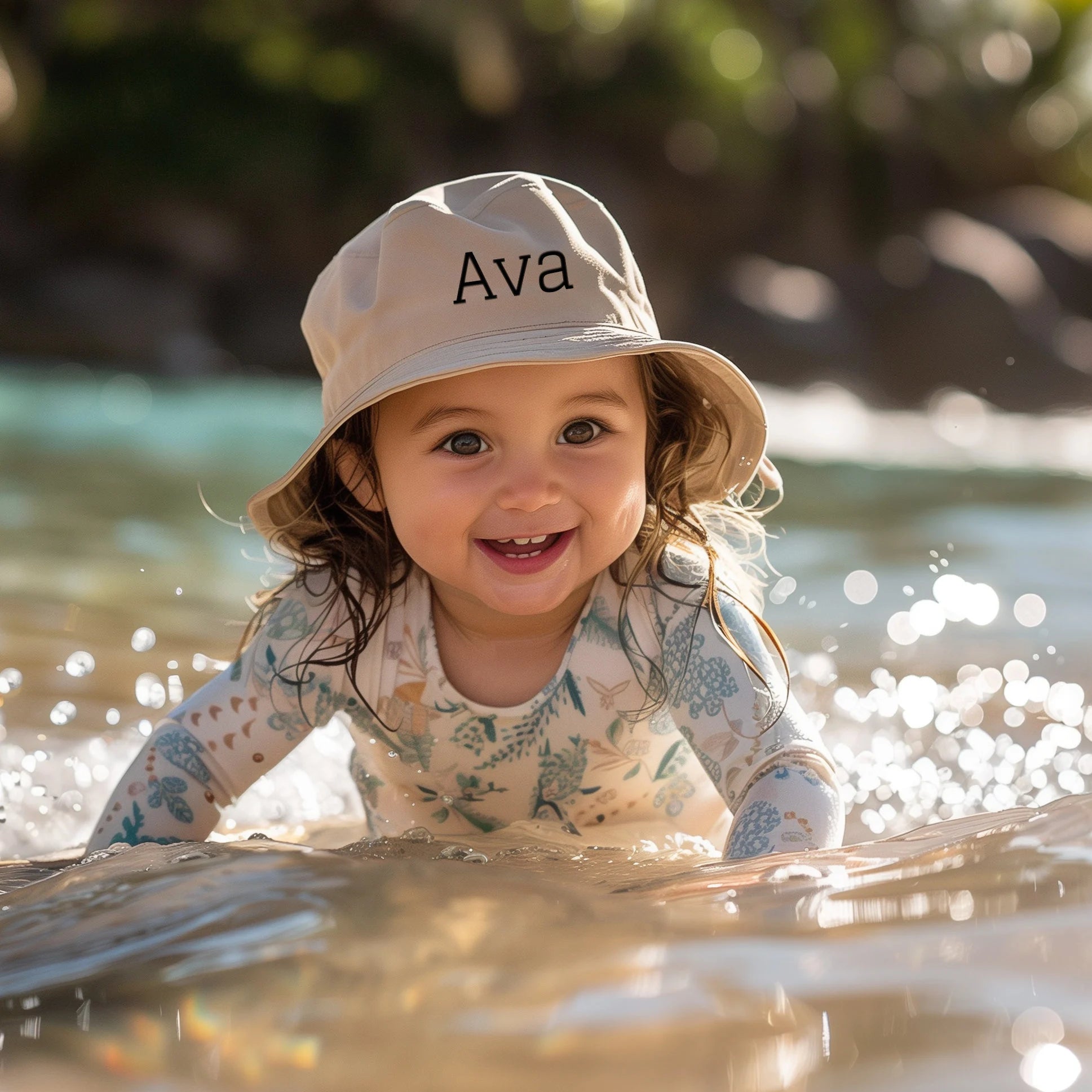 Personalized Kids Cotton Bucket Hat - Sokidsun