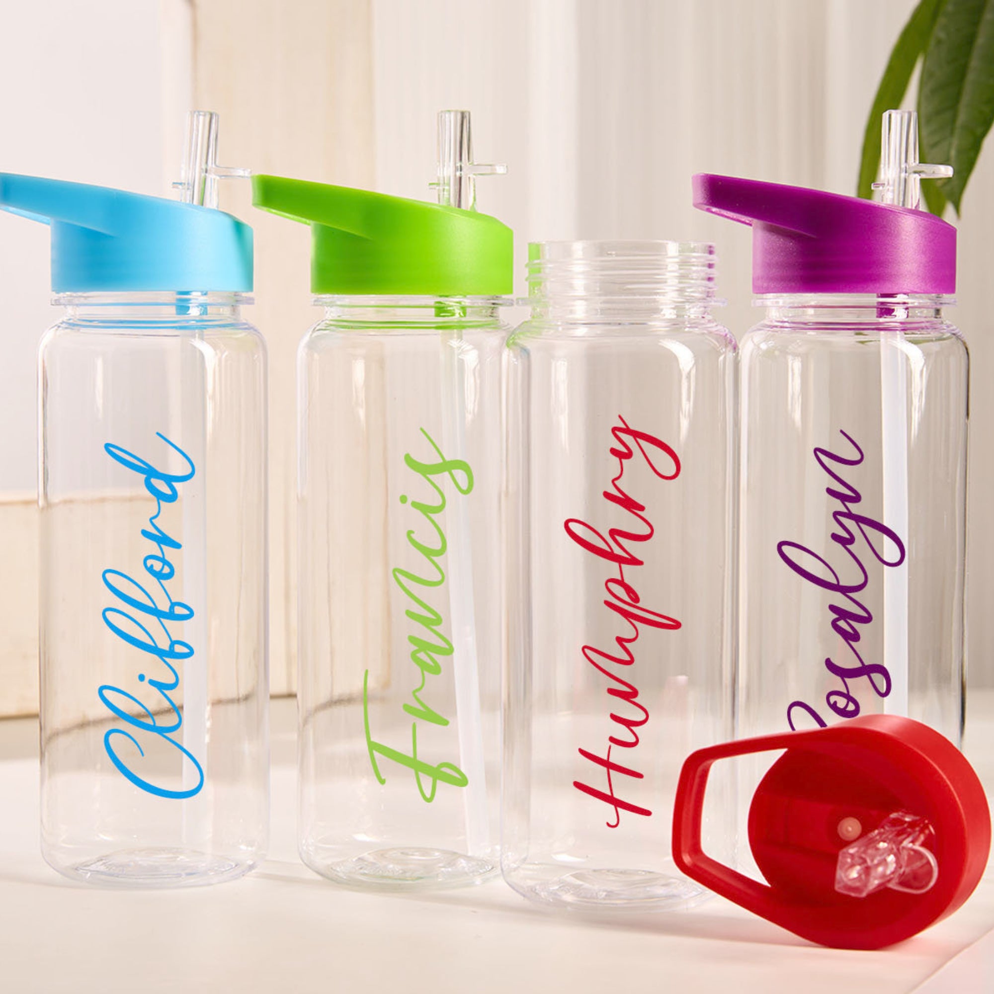 Personalized Kids Name Straw Water Bottle - Sokidsun